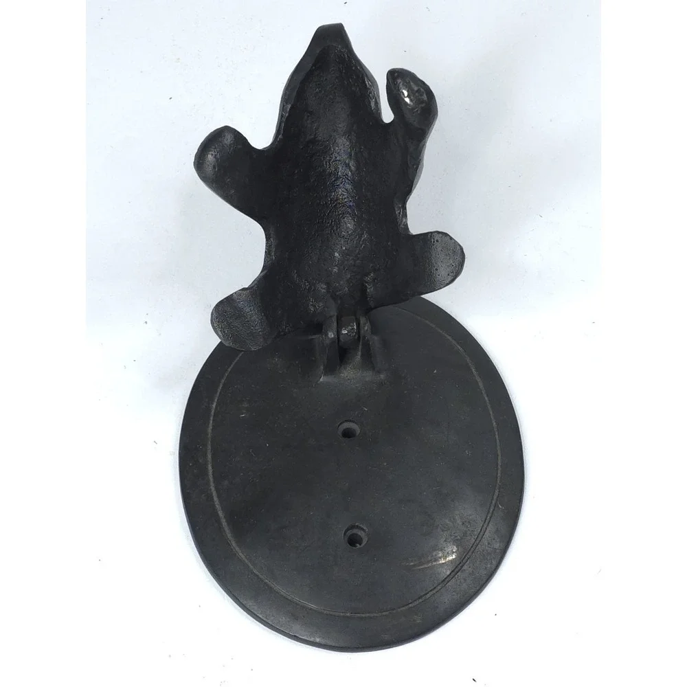 Vtg Cast Iron Antique Style Bear Door‎ Knocker 1LB 12oz 4.5